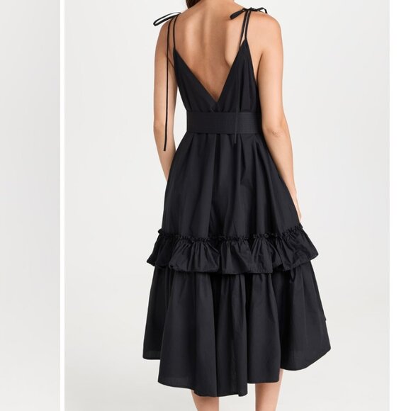 Figue Ada Belted Tiered Ruffle Midi Dress - Picture 4 of 13